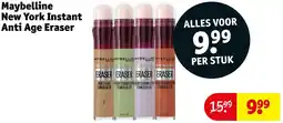 Kruidvat Maybelline New York Instant Anti Age Eraser aanbieding