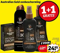 Kruidvat Australian Gold zonbescherming aanbieding