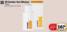 Kruidvat Jil Sander Sun Woman aanbieding