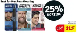 Kruidvat Just for Men haarkleuring aanbieding