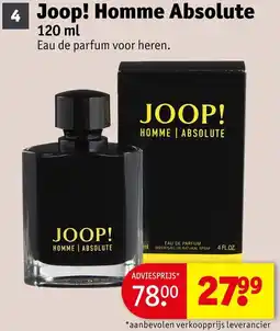Kruidvat Joop! Homme Absolute aanbieding