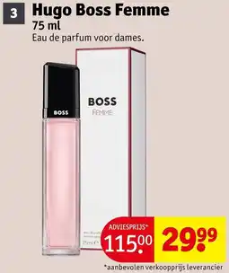Kruidvat Hugo Boss Femme aanbieding