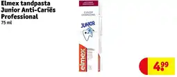 Kruidvat Elmex tandpasta Junior Anti-Cariës Professional aanbieding
