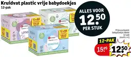 Kruidvat Kruidvat plastic vrije babydoekjes aanbieding