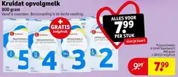 Kruidvat Kruidat opvolgmelk aanbieding