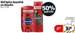 Kruidvat Old Spice deostick en douche aanbieding