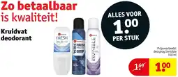 Kruidvat Kruidvat deodorant aanbieding