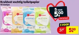 Kruidvat Kruidvat vochtig toiletpapier aanbieding
