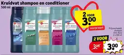Kruidvat Kruidvat shampoo en conditioner aanbieding