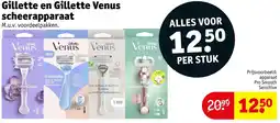 Kruidvat Gillette en Gillette Venus scheerapparaat aanbieding