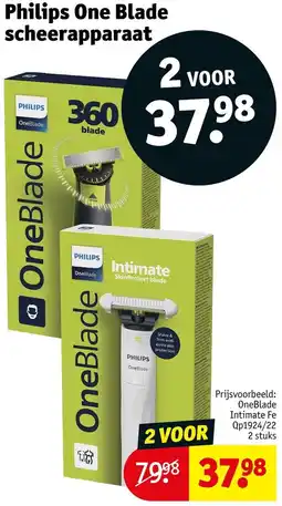 Kruidvat Philips One Blade scheerapparaat aanbieding