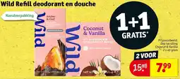 Kruidvat Wild Refill deodorant en douche aanbieding