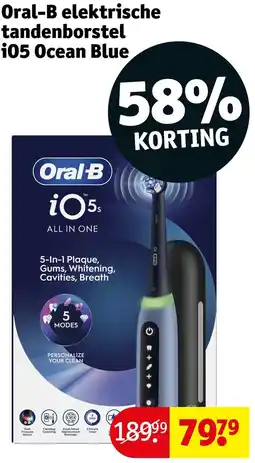 Kruidvat Oral-B elektrische tandenborstel i05 Ocean Blue aanbieding
