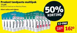 Kruidvat Prodent tandpasta multipak aanbieding