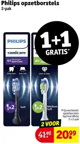 Kruidvat Philips opzetborstels aanbieding