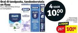 Kruidvat Oral-B tandpasta, tandenborstels en floss aanbieding