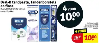 Oral-B tandpasta, tandenborstels en floss