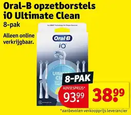 Kruidvat Oral-B opzetborstels i0 Ultimate Clean aanbieding