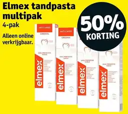 Kruidvat Elmex tandpasta multipak aanbieding