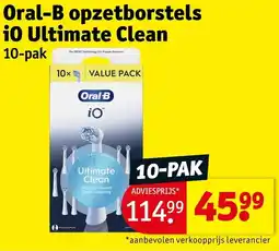 Kruidvat Oral-B opzetborstels i0 Ultimate Clean aanbieding