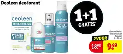 Kruidvat Deoleen deodorant aanbieding