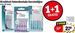 Kruidvat Kruidvat interdentale borsteltjes aanbieding