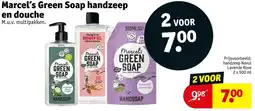Kruidvat Marcel's Green Soap handzeep en douche aanbieding