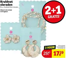 Kruidvat Kruidvat sieraden aanbieding