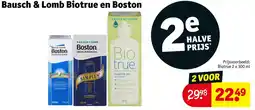 Kruidvat Bausch & Lomb Biotrue en Boston aanbieding