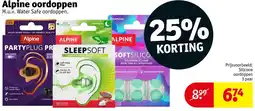 Kruidvat Alpine oordoppen aanbieding
