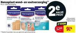 Kruidvat Hansaplast wond en voetverzorging aanbieding