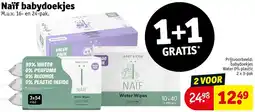 Kruidvat Naïf babydoekjes aanbieding