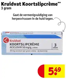 Kruidvat Kruidvat Koortslipcrème aanbieding