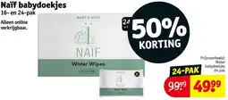 Kruidvat Naïf babydoekjes aanbieding