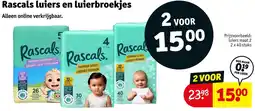 Kruidvat Rascals luiers en luierbroekjes aanbieding