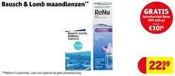 Kruidvat Bausch & Lomb maandlenzen aanbieding