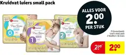 Kruidvat Kruidvat luiers small pack aanbieding