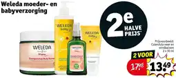 Kruidvat Weleda moeder en babyverzorging aanbieding