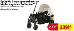 Kruidvat Qplay Go Cargo opvouwbare kinderwagen en Bolderkar aanbieding