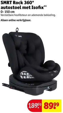 Kruidvat SMRT Rock 360° autostoel met Isofix aanbieding