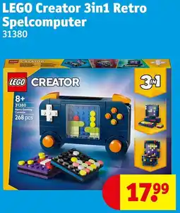 Kruidvat LEGO Creator 3in1 Retro Spelcomputer aanbieding