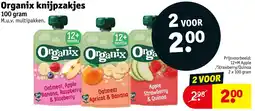 Kruidvat Organix knijpzakjes aanbieding