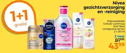 Trekpleister Nivea gezichtsverzorging en reiniging aanbieding
