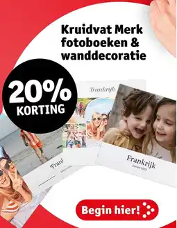 Kruidvat Kruidvat Merk fotoboeken & wanddecoratie aanbieding