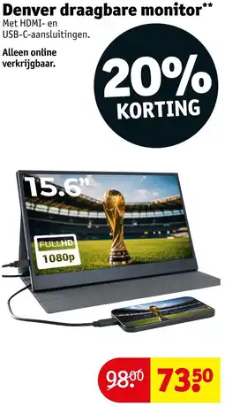 Kruidvat Denver draagbare monitor aanbieding