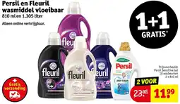 Kruidvat Persil en Fleuril wasmiddel vloeibaar aanbieding