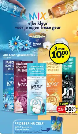 Kruidvat Alle Lenor geurboosters aanbieding