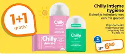 Trekpleister Chilly intieme hygiëne aanbieding