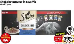 Kruidvat Sheba kattenvoer in saus Vis aanbieding