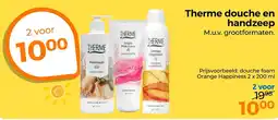 Trekpleister Therme douche en handzeep aanbieding